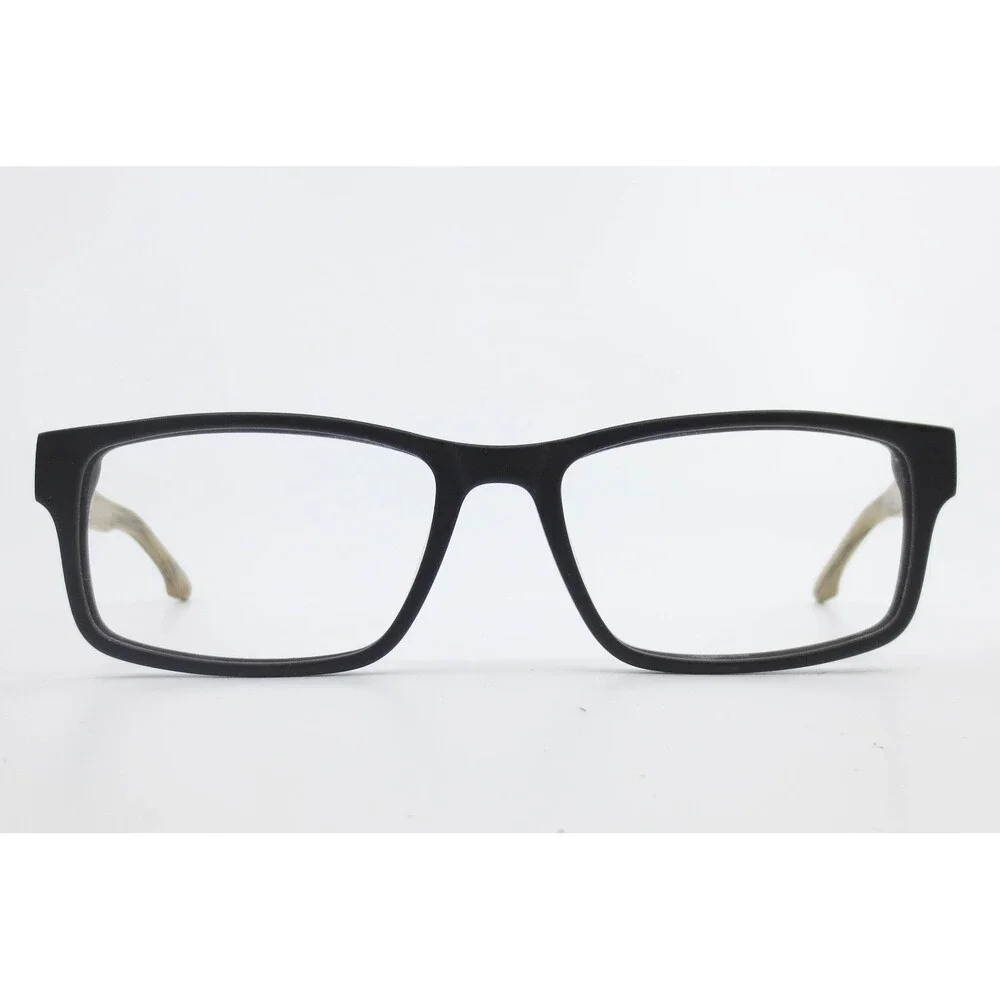 ONeill Ryder C.104 Eyeglasses Matte Black Woodgrain Rectangular Frames 55-17-140